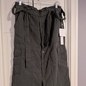 Nicole Miller Green Cargo Skirt